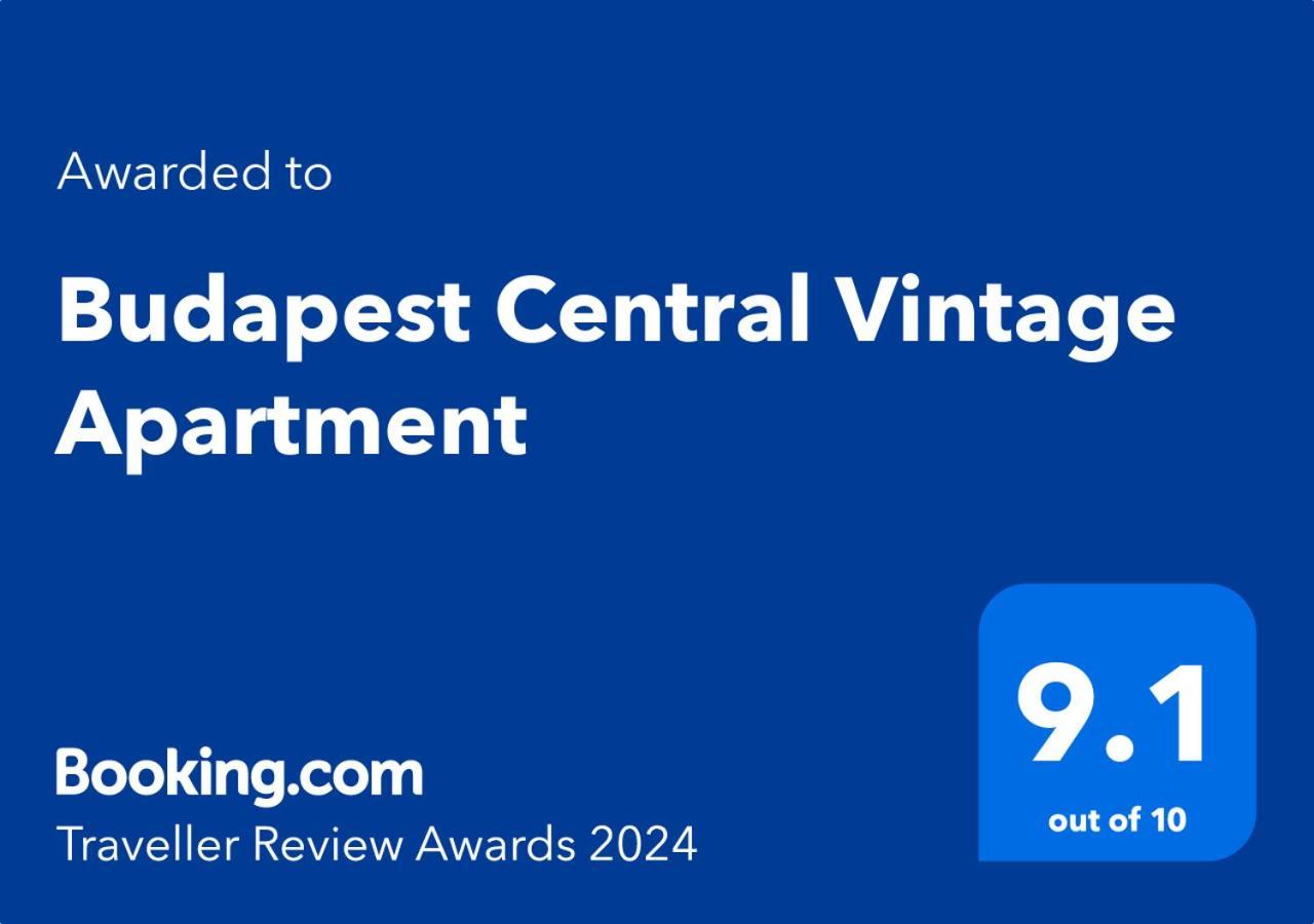 Budapest Central Vintage Apartment Εξωτερικό φωτογραφία